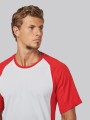 T-Shirts à personnaliser PROACT T-shirt de sport bicolore manches courtes unisexe 