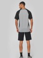T-Shirts à personnaliser PROACT T-shirt de sport bicolore manches courtes unisexe 