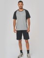 T-Shirts à personnaliser PROACT T-shirt de sport bicolore manches courtes unisexe 