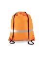 KIMOOD Sac à dos avec cordelettes fluorescent orange personnalisable