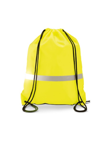 KIMOOD Sac à dos avec cordelettes fluorescent yellow personnalisable