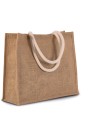 KIMOOD Jute-Strandtasche Tote Bag personalisierbar