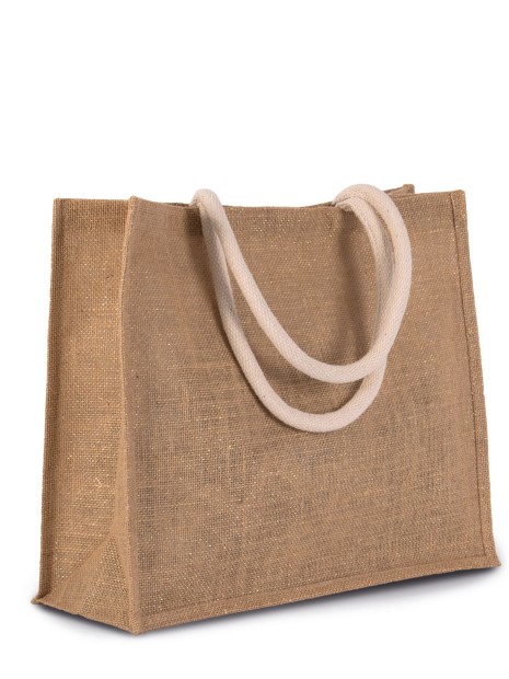 Tote bags à personnaliser KIMOOD Sac de plage en jute 