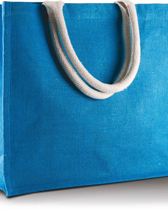 KIMOOD Jute-Strandtasche Tote Bag personalisierbar