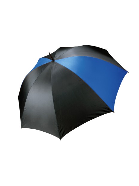 KIMOOD Parapluie tempête noir/bleu royal personnalisable