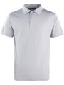 PREMIER Polo boutons pression Coolchecker argent personnalisable