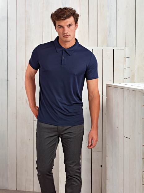 Polos à personnaliser PREMIER Polo boutons pression Coolchecker 