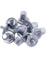 PROACT Pack mit 100 sechseckigen Alustollen Accessoire personalisierbar