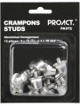 PROACT Boîte de 12 crampons alu hexagonaux argent personnalisable