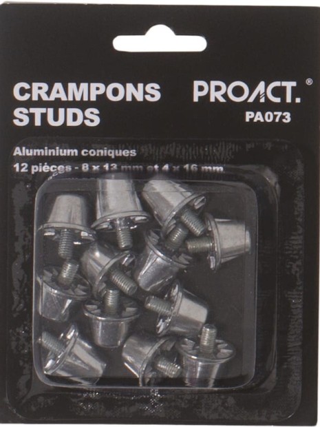 Accessoires à personnaliser PROACT Boîte de 12 crampons alu coniques 