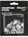 PROACT Boîte de 12 crampons alu coniques argent personnalisable