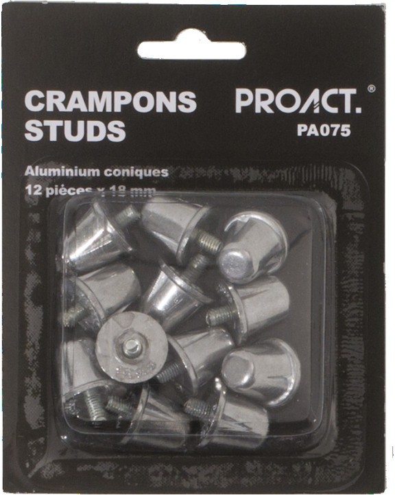 Accessoire personnalisable PROACT Boîte de 12 crampons  alu coniques