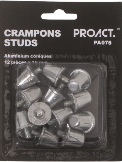 Accessoires à personnaliser PROACT Boîte de 12 crampons  alu coniques 