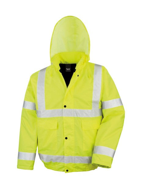 RESULT HI VIZ WINTER BLOUSON HI-VIZ YELLOW personnalisable