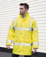 RESULT High-Viz Motorway Parka Jacke personalisierbar