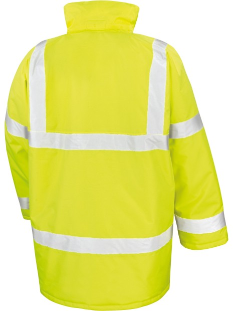 RESULT Parka High Viz Motorway fluo yellow personnalisable