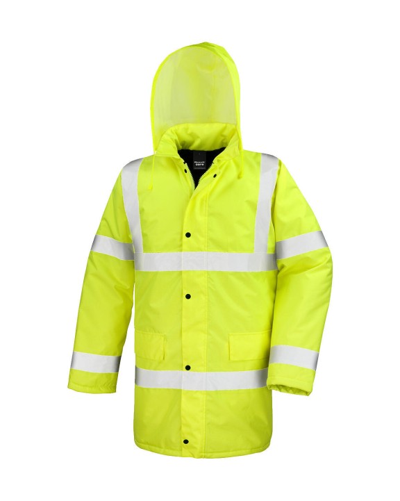 RESULT High-Viz Motorway Parka Jacke personalisierbar