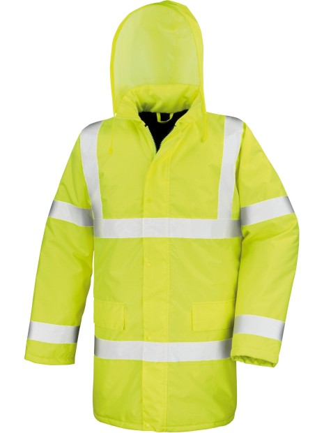 RESULT Parka High Viz Motorway fluo yellow personnalisable