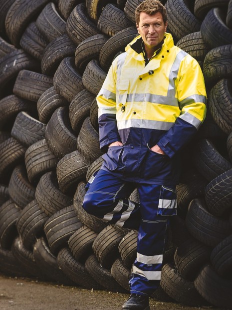 Vestes à personnaliser YOKO Parka de sécurité haute visibilité 7 en 1 