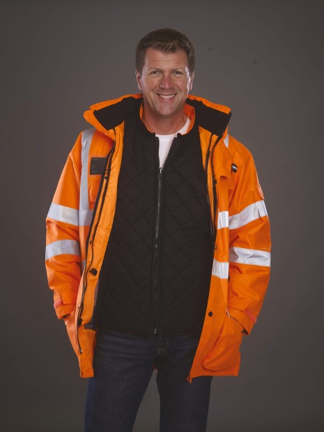 Vestes à personnaliser YOKO Parka de sécurité haute visibilité 7 en 1 