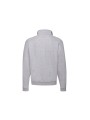FOL CLASSIC ZIP NECK SWEAT heather grey personnalisable