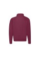 FOL CLASSIC ZIP NECK SWEAT bordeaux personnalisable