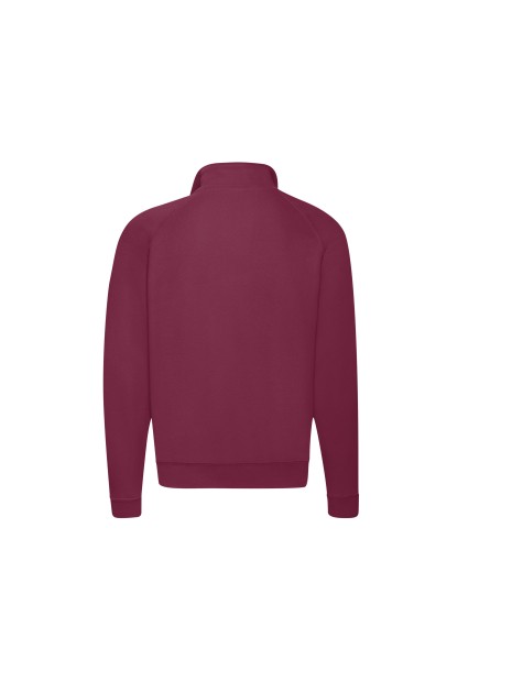 FOL CLASSIC ZIP NECK SWEAT bordeaux personnalisable