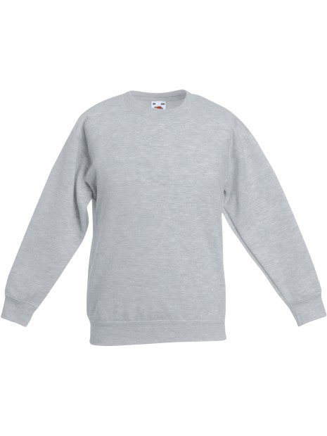 FOL Sweat-shirt enfant col rond Classic (62-041-0) heather grey personnalisable