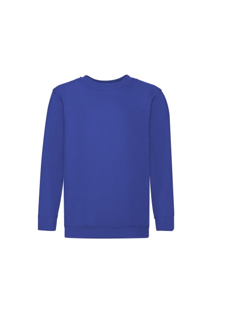 FOL Sweat-shirt enfant col rond Classic (62-041-0) bleu royal personnalisable