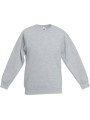 FOL Sweat-shirt enfant col rond Classic (62-041-0) heather grey personnalisable