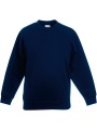 FOL Sweat-shirt enfant col rond Classic (62-041-0) bleu marine profond personnalisable