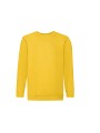 FOL Sweat-shirt enfant col rond Classic (62-041-0) jaune tournesol personnalisable