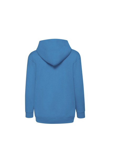 FOL Sweat-shirt enfant zippé capuche Classic (62-045-0) bleu azur personnalisable