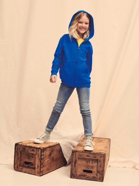 Sweat-shirts à personnaliser FOL Sweat-shirt enfant zippé capuche Classic (62-045-0) 