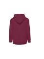 FOL Sweat-shirt enfant zippé capuche Classic (62-045-0) bordeaux personnalisable