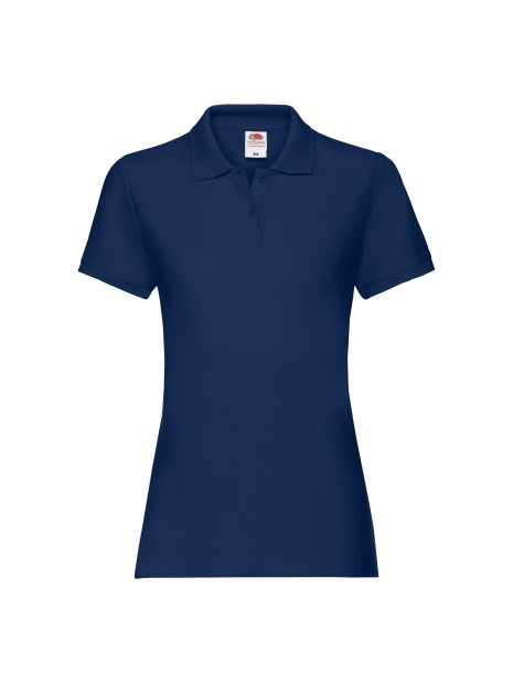 FOL Polo Femme Premium bleu marine profond personnalisable