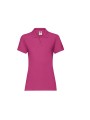 FOL Polo Femme Premium FUCHSIA personnalisable