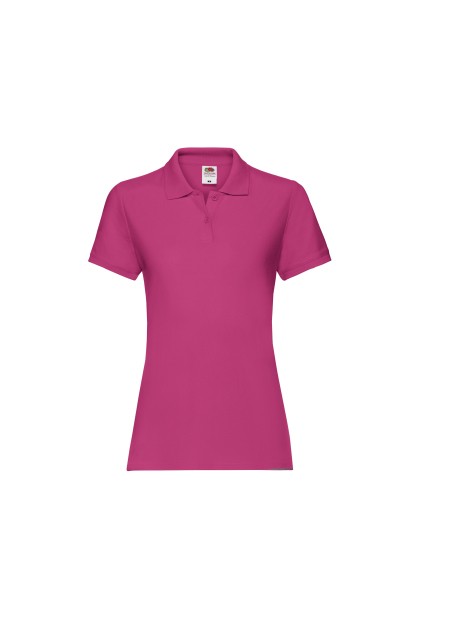 FOL Polo Femme Premium FUCHSIA personnalisable