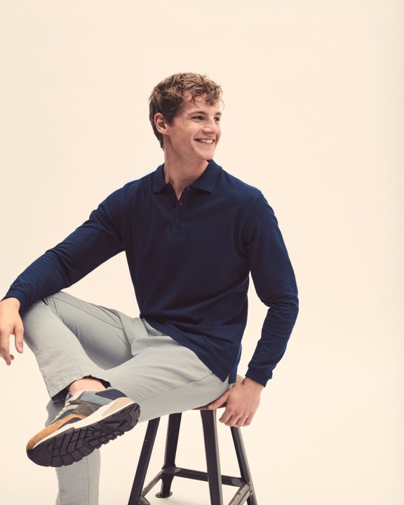 FOL Premium Long Sleeve Polo (63-310-0) Poloshirt personalisierbar