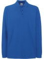 FOL Polo manches longues Premium (63-310-0) bleu royal personnalisable