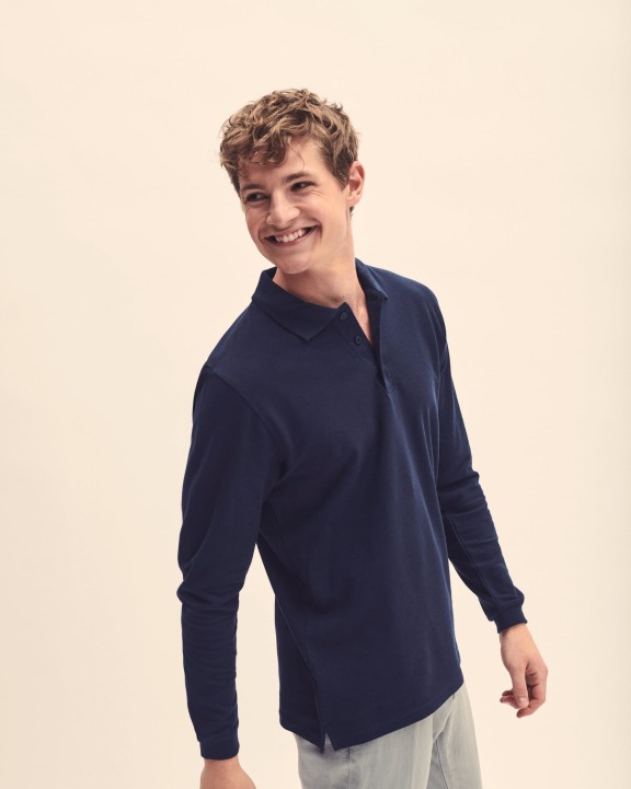 FOL Premium Long Sleeve Polo (63-310-0) Poloshirt personalisierbar