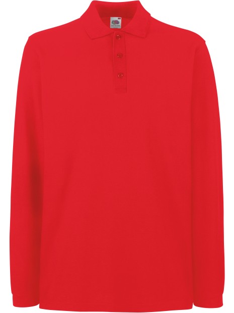 FOL Polo manches longues Premium (63-310-0) rouge personnalisable