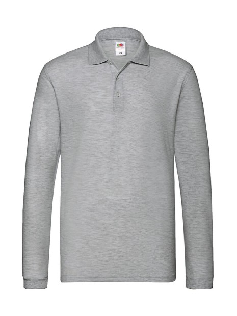 FOL Polo manches longues Premium (63-310-0) heather athletic personnalisable