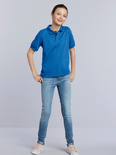Polos à personnaliser GILDAN Polo jersey Dryblend® enfant 