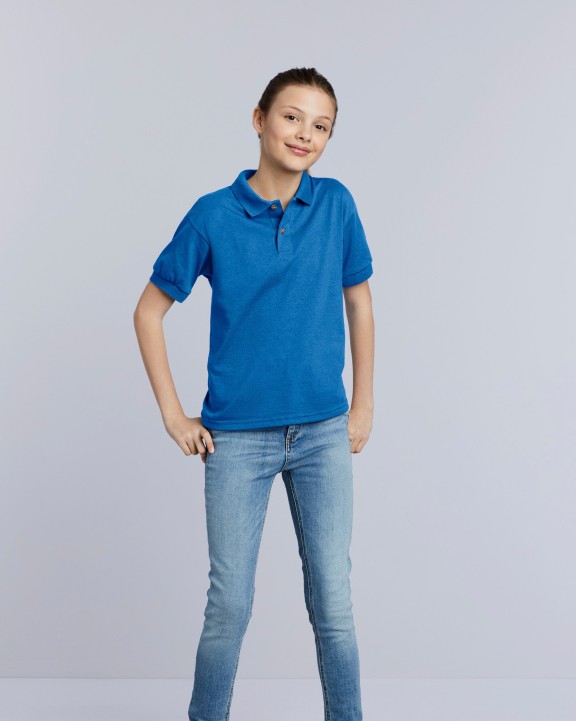 Polo personnalisable GILDAN Polo jersey Dryblend® enfant