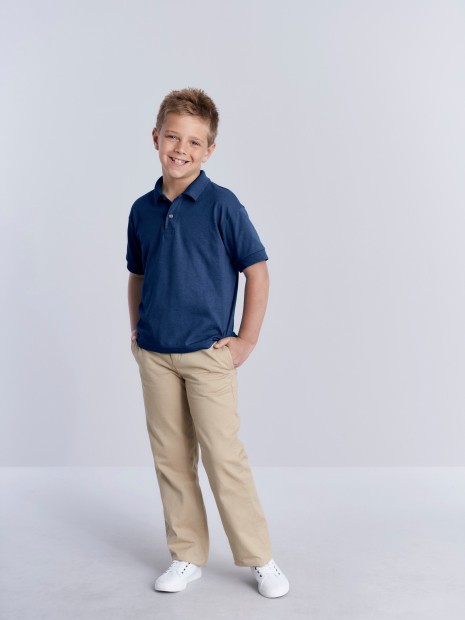 Polos à personnaliser GILDAN Polo jersey Dryblend® enfant 