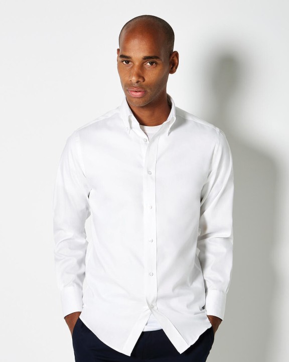 Chemise personnalisable KUSTOM KIT Tailored Fit Premium Oxford Shirt