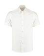 KUSTOM KIT Tailored Fit Premium Oxford Shirt SSL Hemd personalisierbar