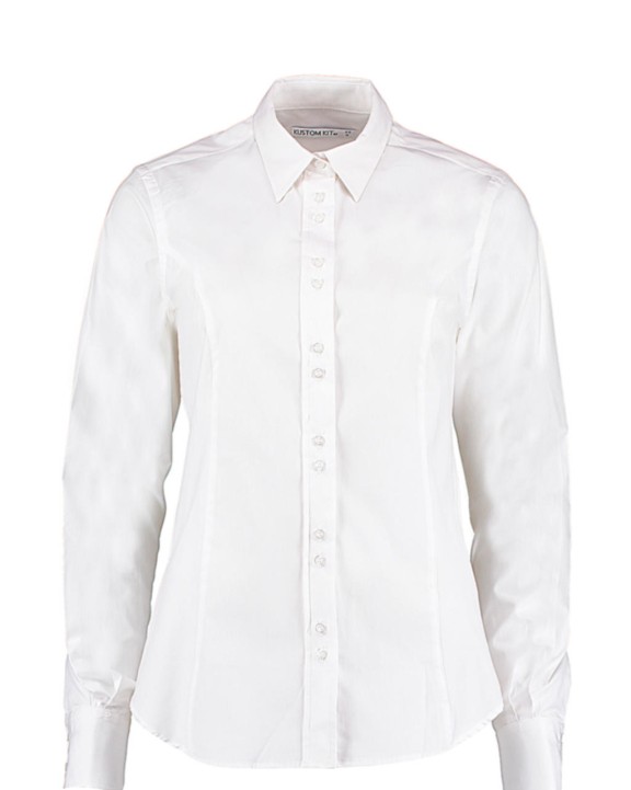 KUSTOM KIT Women's Tailored Fit City Shirt Hemd personalisierbar