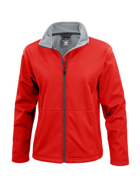 RESULT WOMENS SOFTSHELL JACKET rouge personnalisable